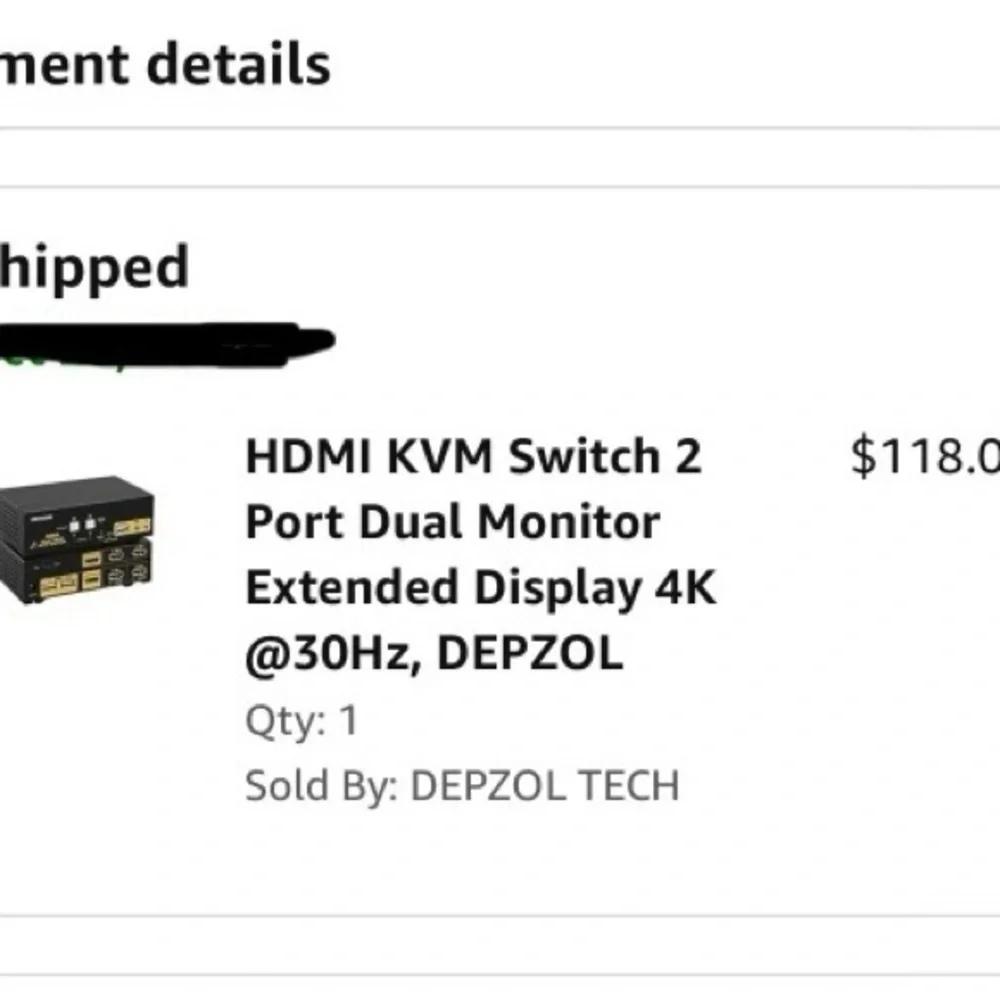 HDMI KVM Swith 2 Port Dual Monitor Extend Display